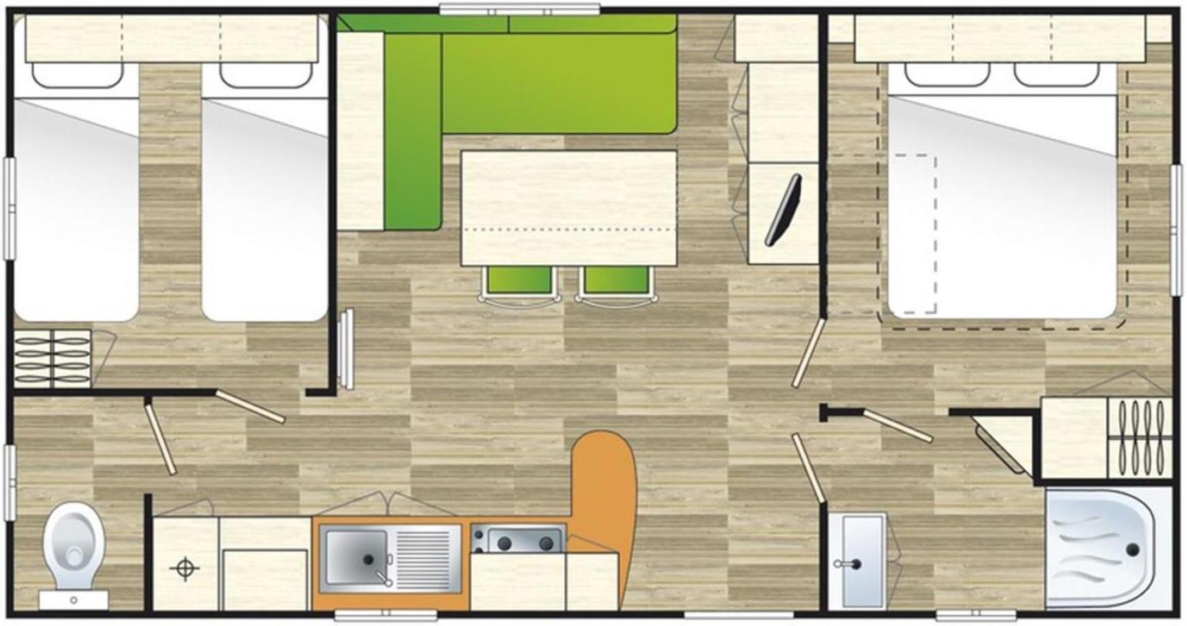 Camping Kost Ar Moor Fouesnant Habitación foto